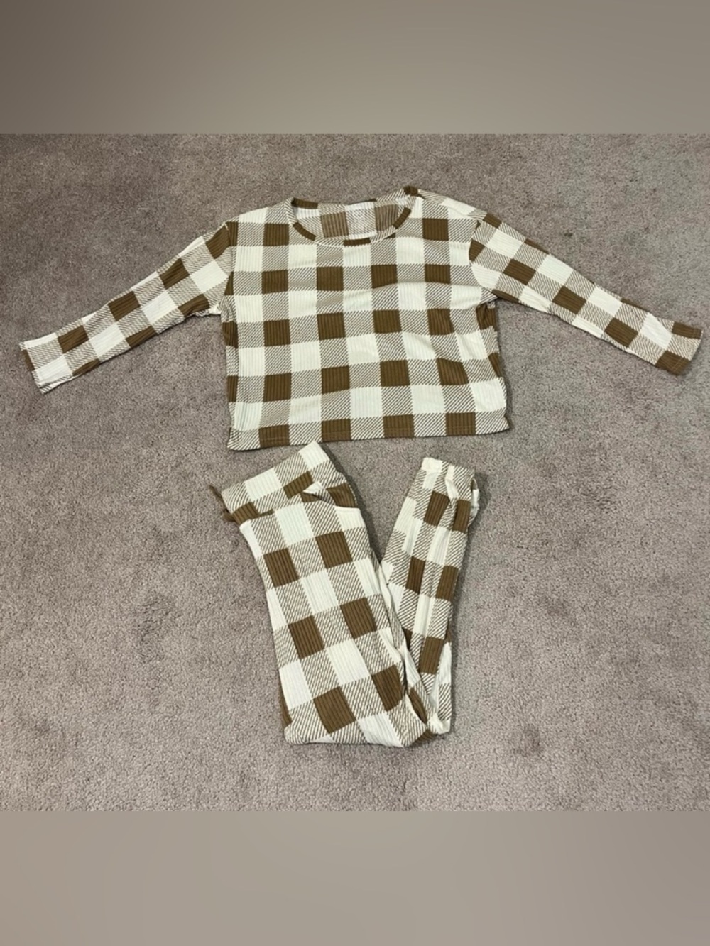 Wonder Nation Girls Long Sleeve Pajama Set